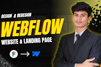 figma to webflow website design or redesign webflow landing page ecommerce