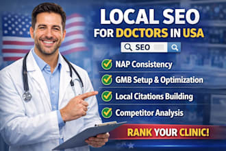 do local SEO for dentists in the USA to rank on google maps