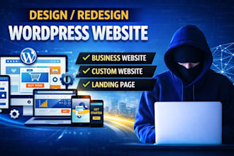 design or redesign luxury website, business and website design