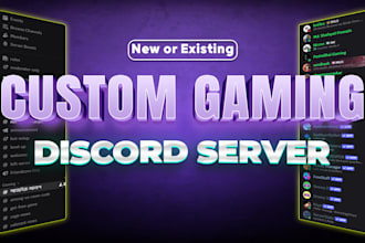 create your discord gaming server with automation