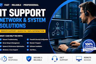 fix your computer or network issues remotely