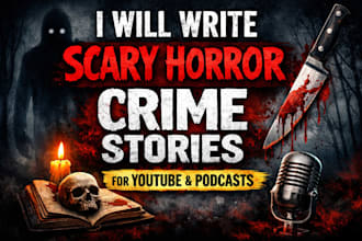 write engaging horror scripts for youtube videos