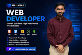 do full stack web development for your business and website