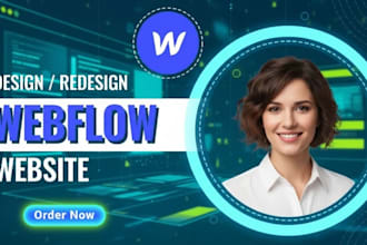 design or develop webflow website, figma to webflow, webflow expert