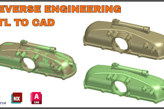 convert stl or scan data into accurate 3d cad models