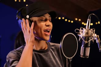 soulful female lead singer for pop rnb gosphel edm jazz demo choir backup vocal