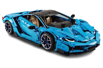 do 3d lego design, moc car, house, model , bricklink studio with xml part list