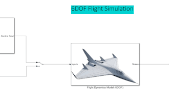 develop 6dof flight simulations and autopilots in matlab,simulink