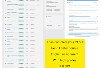 do penn foster 21 credits