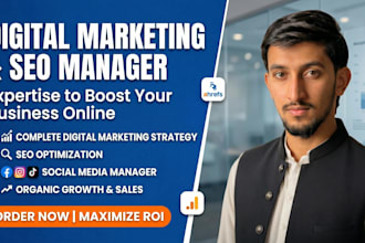 be your digital marketing and SEO manager