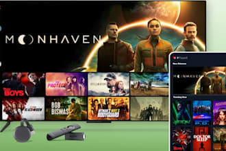build custom vod app for android, ios, smart tv with payment gateway and panel