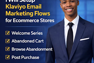 setup ecommerce email marketing flows in klaviyo