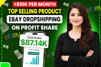 manage your ebay store for 2step dropshipping on profit shar
