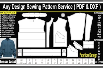 create digital sewing pattern making and grading pdf dxf