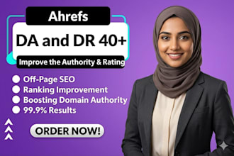 increase da and DR 40plus for your website via expert link building service
