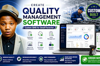 create quality management software for small factories