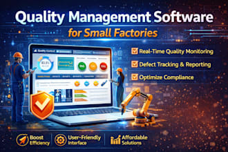 create quality management software for small factories