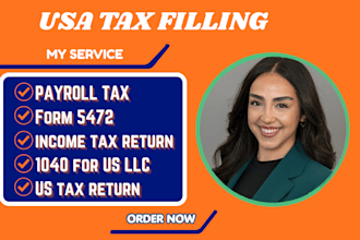do US tax filing for llc, ein, and USA business tax return