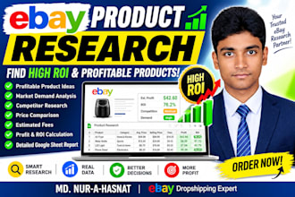do high ROI ebay product research for profitable products