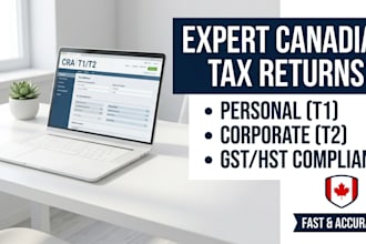 file canadian personal tax t1 and self employed business tax