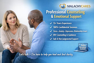 guide you on hiv testing, counseling, and emotional support