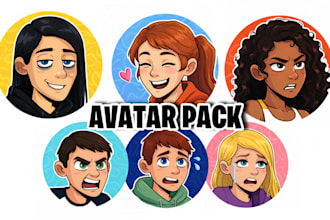 make cartoon avatar of you, for youtube or twitch