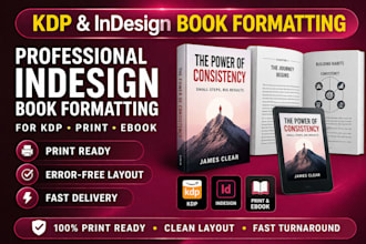 indesign book formatting kdp book formatting, ebook and indesign book formatting