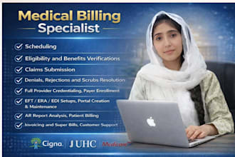 be your medical biller for coding, credentialing, and rcm