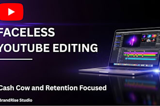 edit your faceless youtube cash cow video with high retention