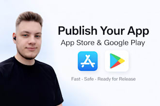 publish your app on app store and google play and fix rejected apps