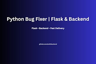 fix bugs in your python or flask backend code