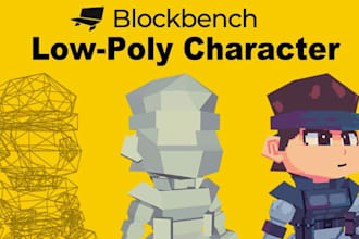 make high quality models in blockbench, vrchat avatar