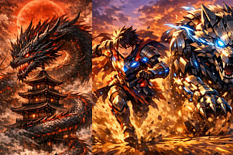 create ai tcg character and ai anime art