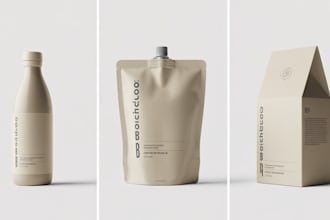 do bottle label design, food label design and product packaging design