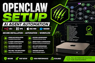 setup install openclaw ai agent automation n8n vps mac mini bot clawdbot
