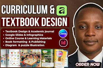 design  and format educational textbook, workbook, user guide, curriculum plan