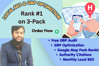 do monthly local SEO service, gbp optimization and ranking