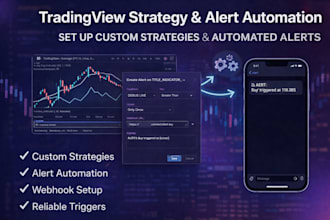 create and automate your tradingview strategy and alerts