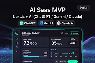 build ai saas mvp with nextjs and ai