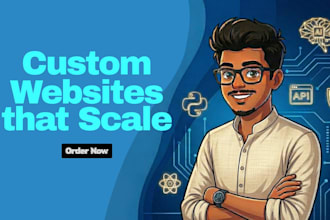 full stack website development with scalable backend and ai integration