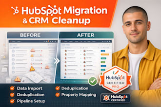 do hubspot migration, hubspot CRM cleanup, data import