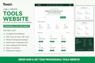 create tools website, SEO tools website, ai tools website, pdf tool website
