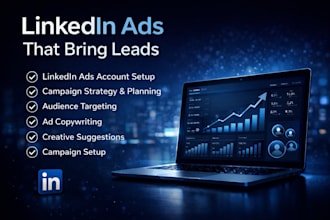 setup and manage high converting linkedin ads campaign