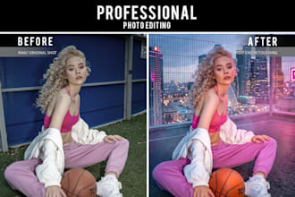 do photo manipulation, photoshop editing and image compositing