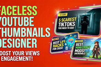 create faceless youtube thumbnails that boost engagement