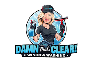 design a cleaning, maintenance and pressure washing logo