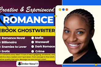 be your romance ghostwriter ebook writer fiction ghostwriter, kindle book writer