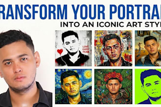 transform your portrait into iconic fine art styles