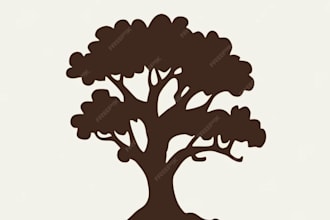 design a custom tree logo