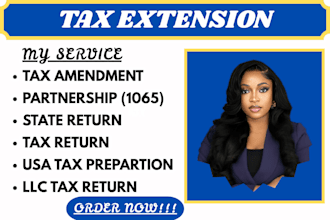 file US tax extension, form 4868, 7004, 1040 for llc and individual, tax filling